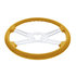 88282 by UNITED PACIFIC - Steering Wheel - 18" Vibrant Color 4 Spoke Steering Wheel - Electric Yellow