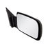 110987 by UNITED PACIFIC - Door Mirror - With Black Plastic Housing, Manual, Foldable, Passenger Side, for 1988-2000 Chevy & GMC Truck