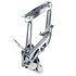 110897 by UNITED PACIFIC - Hood Hinge - Driver Side, Chrome, for 1967-1972 Chevrolet and GMC Truck