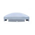 10103 by UNITED PACIFIC - Axle Hub Cap - Front, 4 Even Notched, Chrome, Dome Style, 3/4" Side Wall