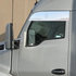 29057 by UNITED PACIFIC - Window Trim - Stainless, 8" Chopped, for Kenworth T680/T880 Trucks