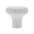 22956 by UNITED PACIFIC - Air Brake Valve Control Knob - "Tractor", Deluxe, Aluminum, Screw-On, with Stainless Plaque, Pearl White