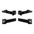 110926 by UNITED PACIFIC - Bumper Bracket Hardware Kit - Rear, 9 Gauge Steel, Black EDP, for 1967-1972 Chevy & GMC Fleetside Truck