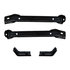 110925 by UNITED PACIFIC - Bumper Bracket Kit - Steel, Front, with Original Style Holes, Black EDP, for Chevrolet 2WD Truck 1967-1970 & GMC 2WD Truck 1967-1972