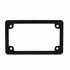 50109 by UNITED PACIFIC - License Plate Frame - Black, Motorcycle