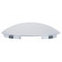 10119 by UNITED PACIFIC - Axle Hub Cap - Front, 5 Even Notched, Chrome, Dome Style, 1" Lip