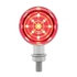 36860 by UNITED PACIFIC - Accessory Switch Light Bulb - 9 LED, Dual Function, Mini Bullet Light, Red LED/Red Lens