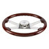 88310 by UNITED PACIFIC - Steering Wheel - 18" 4 Spoke, with Chrome Horn Bezel and Horn Button
