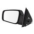 110986 by UNITED PACIFIC - Door Mirror - With Black Plastic Housing, Manual, Foldable, Driver Side, for 1988-2000 Chevy & GMC Truck