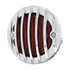 110660 by UNITED PACIFIC - Tail Light - Driver Side, Chrome Grille Bezel, 17 LED, Red Lens, For 1933-1936 Ford Truck