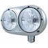 32186 by UNITED PACIFIC - Headlight Assembly - RH, Polished Housing, High/Low Beam, Crystal H4 Bulb