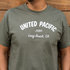 99180M by UNITED PACIFIC - T-Shirt - United Pacific Long Beach Tee, Green, Medium