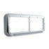32507 by UNITED PACIFIC - Headlight Bezel - Sequential, LED, Rectangular, Dual, Amber LED/Clear Lens