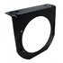 34007 by UNITED PACIFIC - Utility Light Bracket - 4" Black Light Bracket with Flange - 1 Cutout