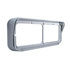 32347 by UNITED PACIFIC - Headlight Bezel - 19 LED, Rectangular, Dual, with Visor, Amber LED/Clear Lens