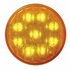 67000 by UNITED PACIFIC - Mud Flap Hanger - 30", Heavy Duty, with 9 LED End Cap & Grommet, Amber LED/Amber Lens