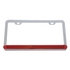 39744 by UNITED PACIFIC - License Plate Frame - Chrome, with 14 LED 12" Light Bar, Red LED/Red Lens