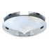 11101 by UNITED PACIFIC - Axle Hub Cap - Front, 4 Even, with 2 Bar Spinner, 1" Lip