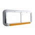 32506 by UNITED PACIFIC - Headlight Bezel - Sequential, LED, Rectangular, Dual, Amber LED/Amber Lens