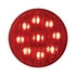 65001 by UNITED PACIFIC - Mud Flap Hanger - 30", Heavy Duty, with 9 LED End Cap & Visor, Red LED/Red Lens