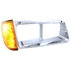 32545 by UNITED PACIFIC - Headlight Bezel - with Turn Signal, for 1990-2007 Freightliner FLD