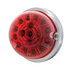 37913 by UNITED PACIFIC - Truck Cab Light - 17 LED Dual Function Watermelon Clear Reflector Flush Mount Kit, Red LED/Red Lens