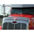 29002 by UNITED PACIFIC - Hood Deflector - Bug Deflector, Stainless, for Peterbilt 386