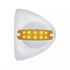 39508 by UNITED PACIFIC - Headlight Cover - Headlight Turn Signal Light Cover, 10 LED, Reflector, Amber LED/Amber Lens