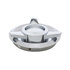 F626305 by UNITED PACIFIC - Axle Hub Cap - Chrome, 3-Wing Spinner Style for 1962-1963 Ford T-Bird