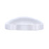 10201 by UNITED PACIFIC - Axle Hub Cap - Rear, 7.5", Chrome, Dome Style
