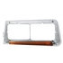 32702 by UNITED PACIFIC - Headlight Bezel - LH, 24 LED, with "Glo" Light, Amber Lens, for Freightliner FLD