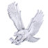 50111 by UNITED PACIFIC - Emblem - Eagle Accent, Face Left