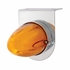 34448 by UNITED PACIFIC - Marker Light - "Glo" Light, Grakon, 1000 LED, with Bracket, Dual Function, 9 LED, Amber Lens/Amber LED, Stainless Steel, 3 in. Lens, Watermelon Design