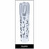 45980 by UNITED PACIFIC - Air Horn Control Valve Lever - Air Horn Lever Set, 11", Chrome, with "Austin" Grip