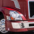 41697B by UNITED PACIFIC - Bumper Trim - Front, LH, Chrome, Aero Style, for 2015-2017 Volvo VNL