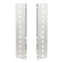 30069 by UNITED PACIFIC - Light Bar Bracket - Air Cleaner Bracket Only, Front, Stainless, 22 Mini Light Cut-Outs, for Peterbilt