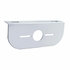 20621 by UNITED PACIFIC - Marker Light Mounting Bracket - Stainless, with One Universal Light Cut-Out