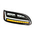 35764 by UNITED PACIFIC - Headlight - 12V, Black, 6 LED, Passenger Side, for Peterbilt 386 (2005-2015) & 387 (1999-2010)