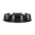 10334 by UNITED PACIFIC - Axle Hub Cover - Front, Matte Black, Dome, with 33mm Thread-On Nut Cover