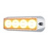 37233 by UNITED PACIFIC - Multi-Purpose Warning Light - 4 LED Warning Light, Amber LED