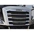 29152 by UNITED PACIFIC - Hood Grille Surround - Stainless Steel, with Hood Tilt Handle, For 2018-2023 Freightliner Cascadia