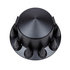 10337 by UNITED PACIFIC - Axle Hub Cover - Rear, Matte Black, Pointed, with 33mm Spike Thread-On Nut Cover