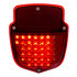 110762 by UNITED PACIFIC - Tail Light - Passenger Side, 38 LED Sequential, with Chrome Housing, for 1953-1956 Ford Truck