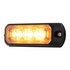 37542B by UNITED PACIFIC - Multi-Purpose Warning Light - 3 LED Mini Warning Light, Amber LED
