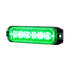 39163 by UNITED PACIFIC - Multi-Purpose Warning Light - 6 High Power LED "Competition Series" Slim Warning Light, Green