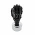 70710 by UNITED PACIFIC - Manual Transmission Shift Knob - Gearshift Knob, Black, Skull, 13/15/18 Speed, with Adapter
