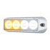 37237 by UNITED PACIFIC - Multi-Purpose Warning Light - 4 LED Warning Light, Amber LED/White LED