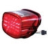 38669 by UNITED PACIFIC - Tail Light - 29 LED, Harley-Davidson, Plastic, Red LED/Lens, with 4 LED License Light