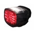 37099 by UNITED PACIFIC - Tail Light- 29 LED Harley, with 4 LED License Light, Red LED/Smoked Lens