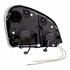 31226 by UNITED PACIFIC - Projection Headlight Assembly - LH, Chrome Housing, High/Low Beam, with Dual Mode Amber LED Light Bar
